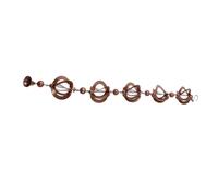 Kukyller Hanging Rain Chain Rain Chains for Outside Rain Chimes for Outside Rain Chains for Gutters Downspout Rain Chain Metal Rain Chain Decorative Rain Chain