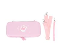 Kukyller Hard Shell Carrying Case, Portable Travel Storage Pouch Game Console Carry Case Portable Travel Carry Bag with Hand Strap Shoulder Strap for Switch 2 Game Accessories(3 Colors) (Pink)