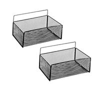 Kukyller Lot de 2 organiseurs de porte de garde-manger, paniers de rangement suspendus, support mural pour oignon, gingembre, ail, 26 x 15 x 14 cm