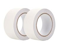 Kukyller Lot de 2 rouleaux de ruban adhésif antidérapant coloré en PVC, 5 cm x 4,8 m, pour marches d'escalier, tapis, marches de sécurité, intérieur et extérieur (Couleur transparente)