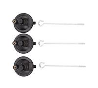 Kukyller Lot de 3 Supports à Ventouse pour fenêtre, Ventouse pour mangeoire à Oiseaux, carillons éoliens et Plantes, ne Convient Pas aux Surfaces poreuses