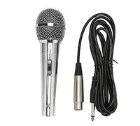 Kukyller Microphone Portable Filaire, Microphone Vocal Dynamique, Micro Vocal Dynamique cardioïde, Microphone Portable karaoké pour Haut-parleurs, Machine à Chanter karaoké, mélangeur