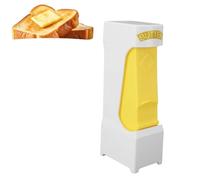 Kukyller One Click Stick Butter Cutter, Abs Butter Slicers for Squares Dispenser Stick with Stainless Blade Slice for Making