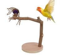 Kukyller Perchoir à Oiseaux, perchoir à Perroquet Debout, Support à Oiseaux, Poteau Amovible, bâton, Fourchette de broyage avec Base pour perroquets