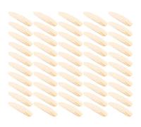 Kukyller Pocket Screws, Wooden Plugs for Screw Holes Pocket Hole Plugs Carpenter Bee Filler 50PCS Wooden Woodworking