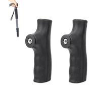 Kukyller Poignée de Canne, 2 pièces Adaptateur de poignée de Monopode d'appareil Photo convertisseur de Fixation poignée de Poteau de randonnée pour vis de 1 4 Pouces 3 8 Pouces