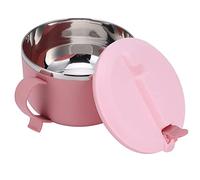 Kukyller Rice Noodle Bowl with Lid, 1200ml Stainless Steel Bowls with Lid Lunch Box Kitchen Utensils for Soup Salad Noodles Kitchen Restaurant