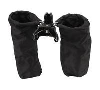 Kukyller Sac pour Baguettes de Tambour, Support de Baguettes Portable, Sac de Support de Baguettes de Tambour, conteneur de Baguettes avec Clip antidérapant, Noir