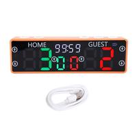 Kukyller Tableau de Bord électronique Tableau de Bord numérique Tableau de Bord LED Tableau de Bord de Jeu de Table Compteur de Score de Table Tableau de Bord numérique Portable Tableau de