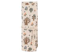 Kukyller Trousse à Crayons de Couleur en Toile, Trousse à Crayons de Couleur, Trousse à Crayons Enroulable, Pochette de Rangement de Grande capacité pour Dessin d'artiste