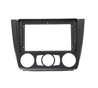 KULACA Cadre de Radio Montage Autoradio pour BM-W 1-Series E88 E82 E81 E87 2004-2011, 9 inch Façade 2 DIN, DVD CD Autoradio Cadre de Montage Adaptateur, Manual AC