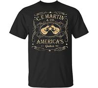 kuler Vintage Guitar Guitarist C.f Martin & Co. America Short Sleeve Tee T-T-Shirts à Manches Courtes(XX-Large)