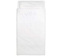 Kuli-Muli 152 Petits animaux Parure de lit pour bébé Blanc 100/135/40 cm