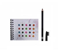 KULIA Bindi rond pour le front, lot de 1, bijoux pour le visage, motif pois, style Bollywood, multicolore, ethnique, indien, mariage