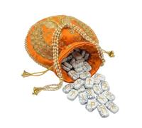 KULIA® Jeu de 25 Pierres Runiques en Cristal avec Pochette Brodée Elder Futhark et Symboles Reiki Howlite Runes pour Débutants Équilibrage des Chakras Pierres Runiques Artisanales Cadeau Spirituel