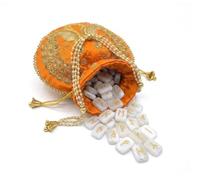 KULIA® Jeu de pierres runiques en cristal avec pochette brodée 25 pièces Elder Futhark et symboles Reiki Runes Agate Blanche pour débutants Équilibrage des chakras Pierres runiques artisanales Reiki