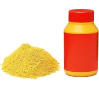 KULIA® Poudre de Chandan Jaune pour Tilak Article de Puja pour Déesses Hindoues Poudre de Bois de Santal pour Tikka, Puja et Havan Accessoires de Temple Domestique Décoration de Thali de Puja Cadeaux