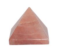 KULIA® Pyramide de Cristal Aventurine Rouge Pierre Précieuse Cristal de Guérison Pyramide Figurines Pour La Méditation Le Yoga La Guérison Feng Shui Chakra Équilibre Cadeau Pour Femmes