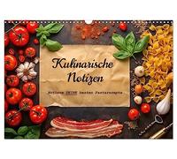 Kulinarische Notizen - Notiere deine besten Pastarezepte (Wandkalender 2026 DIN A3 quer), CALVENDO Monatskalender: Dein Rezeptarchiv der Nudelküche, Halte deine besten Nudelrezepte fest