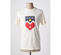 kulte tee-shirts et débardeurs homme de couleur beige
