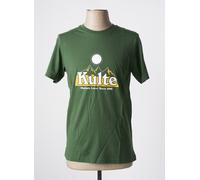kulte tee-shirts et débardeurs homme de couleur vert