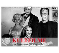 Kultfilme - schwarz-weiße Klassiker (Wandkalender 2026 DIN A4 quer), CALVENDO Monatskalender: Filmklassiker und Kultserien der Vergangenheit