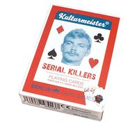 Kulturmeister - Cartes à jouer Serial Killer - Jeu de cartes de taille poker, jeu de cartes psycho tueur, jeu de cartes de poker professionnel, cartes à jouer avec thème Serial Killers, cartes de
