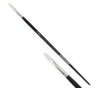 KUM 5123011 - Pinceau acrylique et à huile Black Line, langue de chat, taille 8, pour artistes, pinceaux pour artistes, matériel pour artistes