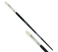 KUM 5123211 - Pinceau acrylique et à huile Black Line, langue de chat, taille 12, pour artistes, pinceaux pour artistes, matériel pour artistes