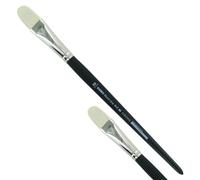 KUM 5123511 - Pinceau acrylique et à huile Black Line, langue de chat, taille 20, pour artistes, pinceaux pour artistes, matériel pour artistes