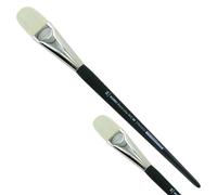 KUM 5123611 - Pinceau acrylique et à huile Black Line, langue de chat, taille 24, pour artistes, pinceaux pour artistes, matériel pour artistes