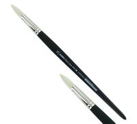 KUM 5124411 - Pinceau acrylique et à huile Black Line, rond, taille 16, pour artistes, pinceaux pour artistes, matériel pour artistes