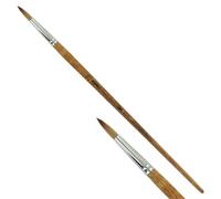 KUM 5125011 - Pinceau acrylique et à huile Wood Line, rond, taille 10, pour artistes, pinceaux pour artistes, matériel pour artistes