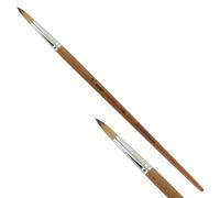 KUM 5125211 - Pinceau acrylique et à huile Wood Line, rond, taille 14, pour artistes, pinceaux pour artistes, matériel pour artistes