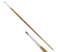 KUM 5125311 - Pinceau acrylique et à huile Wood Line, plat, taille 2, pour artistes, pinceaux pour artistes, matériel pour artistes