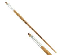 KUM 5126611 - Pinceau acrylique et à huile Wood Line, langue de chat, taille 10, pour artistes, pinceaux pour artistes, matériel pour artistes