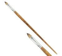 KUM 5126711 - Pinceau acrylique et à huile Wood Line, langue de chat, taille 12, pour artistes, pinceaux pour artistes, matériel pour artistes