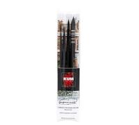 KUM 5146916 - Set de pinceaux 4 pièces, pinceaux d'artiste pour l'aquarelle, Urban Watercolor Brush Set
