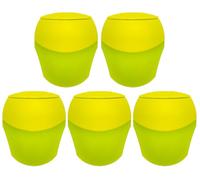 KUM AZ1024516-G - Taille-crayon avec récipient Pencil Pal K1, 5 taille-crayons verts, taille-crayon avec récipient