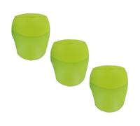 KUM AZ103.63.16-G - Taille-crayon avec réservoir Pencil Pal M2, vert, multipack de 3, taille-crayon double réservoir
