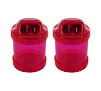 KUM AZ3031916-R - Taille-crayons avec récipient 460 M2, 2 taille-crayons rouges, taille-crayons à double récipient