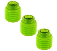 KUM AZ347.00.16-G - Taille-crayon double Softie 442, 3 pièces, vert, taille-boîte incassable
