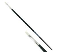KUM - Pinceau plat pour acrylique et huile Black Line, taille 4