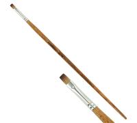 KUM - Pinceaux acrylique et huile Wood Line, plats, taille 6