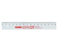 KUM - Règle Softie Flex Extreme 15 cm, transparente, lot de 5