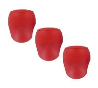 KUM AZ103.63.16-R - Taille-crayons avec réservoir Pencil Pal M2, rouge, multipack de 3, taille-crayons double réservoir