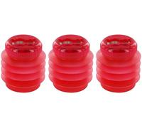 KUM - Taille-crayon avec réservoir Mini Softie M2, rouge, lot de 3