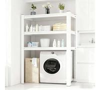 kumamart Étagères for Lave-Linge et sèche-Linge - Rangement métallique réglable, Gain de Place sans perçage for Cuisine et buanderie | Support Multifonctionnel(Three Floors,L80W40_183CM)