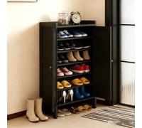 kumamart Narrow Shoe Cabinet with Doors - Rack for Entryway, Hallway & Foyer | Multifunctional Hidden Shoes Stand with Dustproof Design(Two,107)