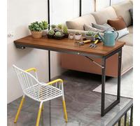 kumamart Table Pliante Murale - Table à Manger multifonctionnelle et Bureau, Solution Gain de Place for la Cuisine, Le Balcon, la Chambre et Le Bureau, élégante et Fonctionnelle(A,100 * 60 * 75)